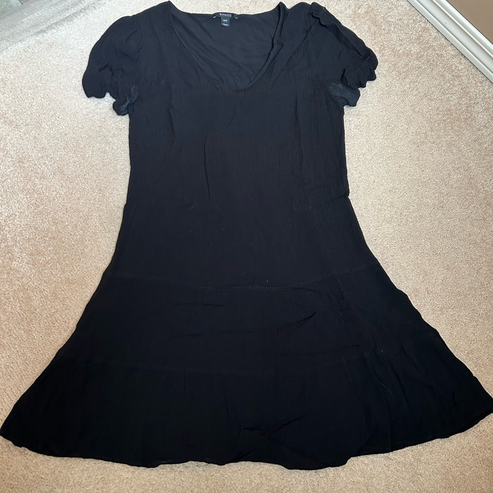RW&CO. Black Mini Dress